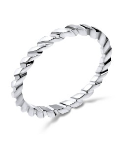 Braided Band Style Silver Ring NSR-460